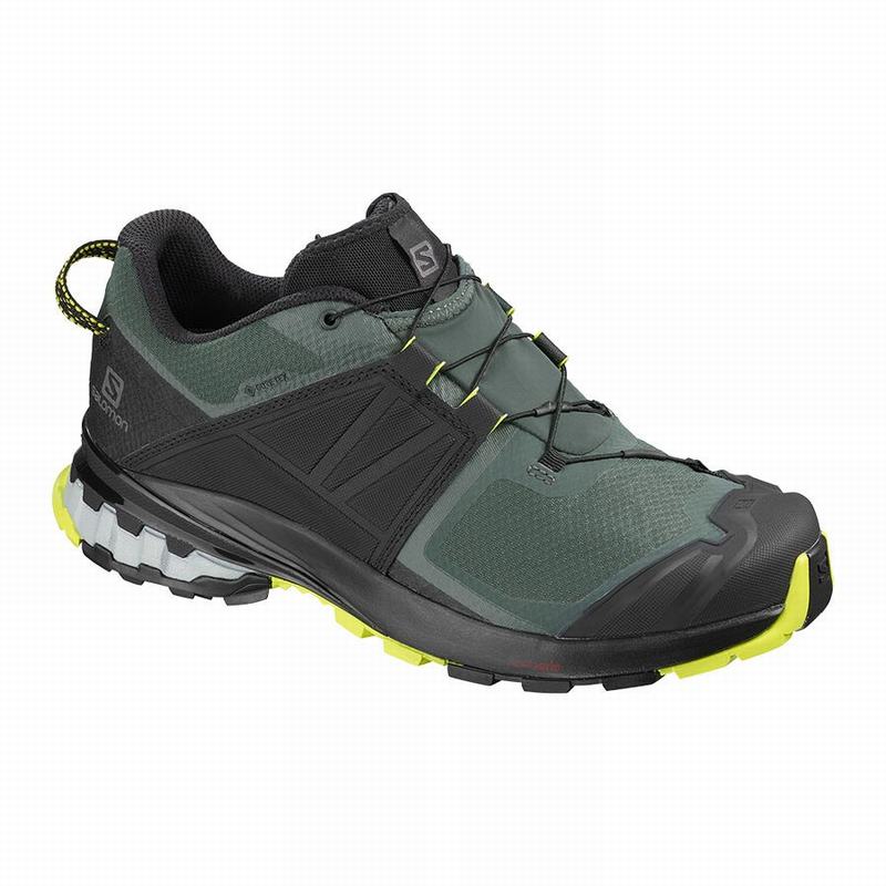 SALOMON XA WILD GORE-TEX Philippines - Men's Trail Running Shoes - Black/Rose | 169384-EFW